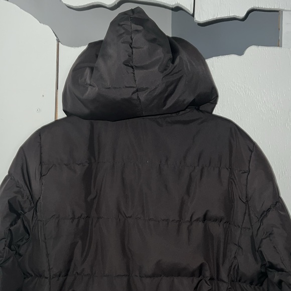 J. Crew Long Wintress Puffer Jacket Waist Tie Medium Petite - Picture 5 of 13